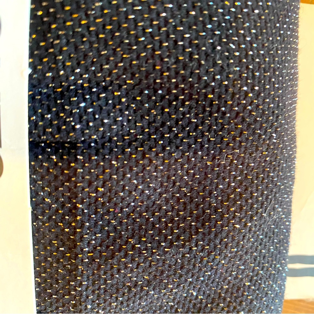 Holiday Tights size small black sparkle brand new